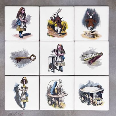 Набор изразцов Выпей меня