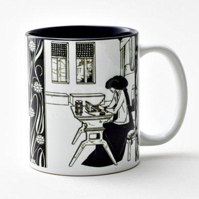 Кружка Прекрасная Изольда пишет послание сэру Тристраму Стандартная