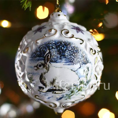 Елочная игрушка Шар Звери