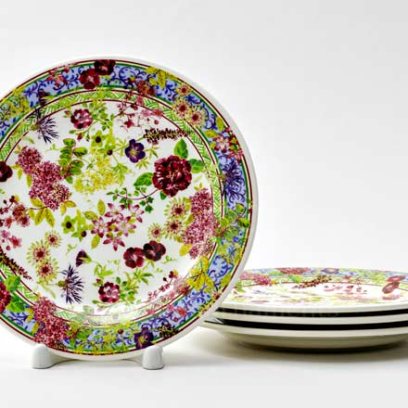 Набор тарелок столовый «MILLEFLEURS» Форма: GIEN Шампань. Фаянс. 165 мм.