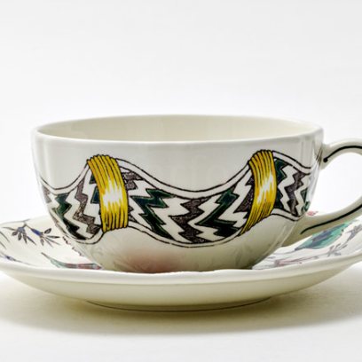 Чашка с блюдцем чайная DOMINOTE 1/2 GIEN Рошель