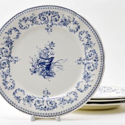 Набор тарелок столовый OISEAU DEPAREILLEES BLEU GIEN Шампань