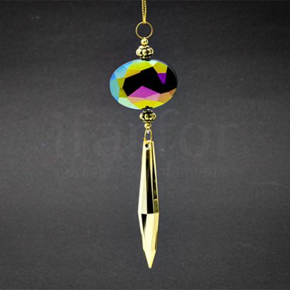 Елочная игрушка Ювелирная подвеска многоцветная 2