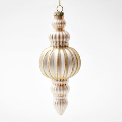 Елочная игрушка Веретено матовое