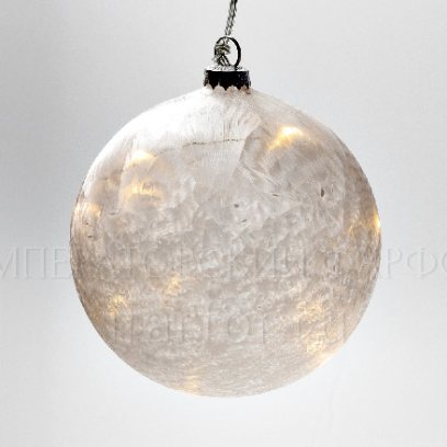 Елочная игрушка Ледяной шар в коробке 2