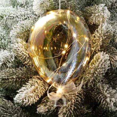 Елочная игрушка Светящийся воздушный шар LED