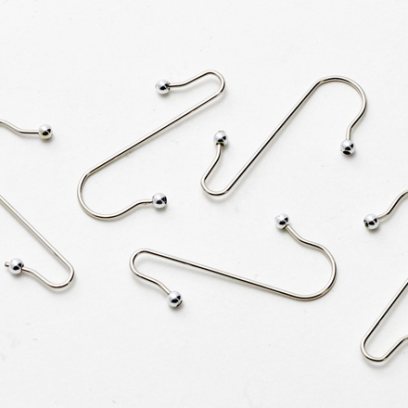 Крючки для елочных игрушек Серебряный Крючки 50штук