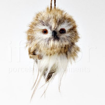 Елочная игрушка Лохматый совенок 1