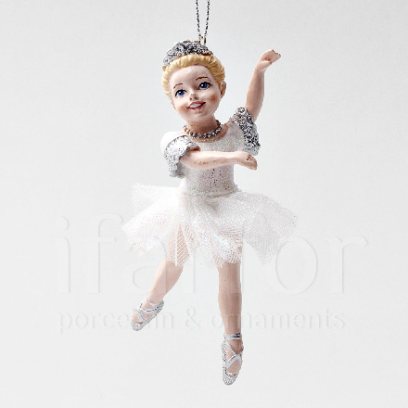 Елочная игрушка Маленькая балерина Снежная королева