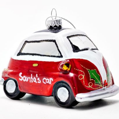 Елочная игрушка Автомобиль Деда Мороза
