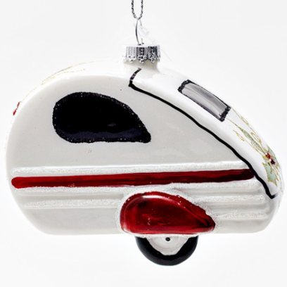 Елочная игрушка Прицеп к автомобилю Деда Мороза