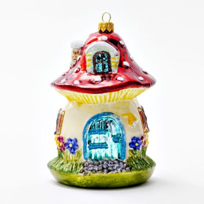 Елочная игрушка Грибной домик