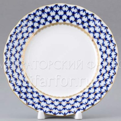 Тарелка десертная «Кобальтовая сетка»