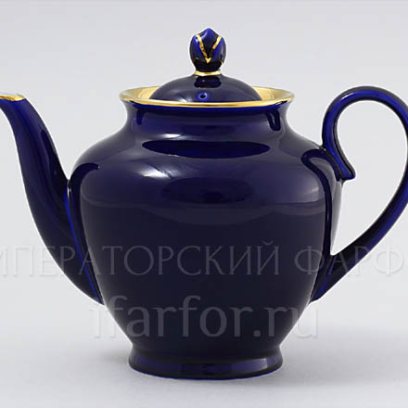 Чайник заварочный «Ночь» Форма: Весенняя. Твердый фарфор. 800 мл.
