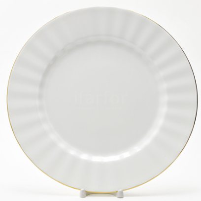 Блюдо круглое Золотая лента Нега