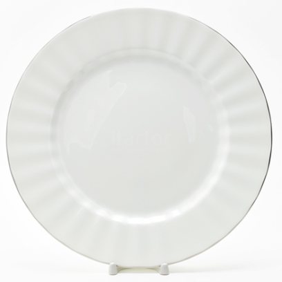 Блюдо круглое «Платиновая лента»