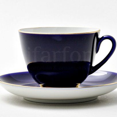 Чашка с блюдцем чайная «Ночь» 1/2