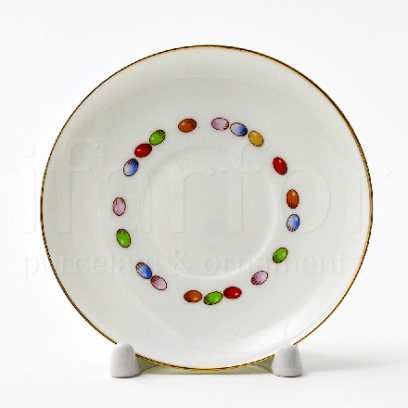 Блюдце кофейное Пасха и Кулич Ландыш