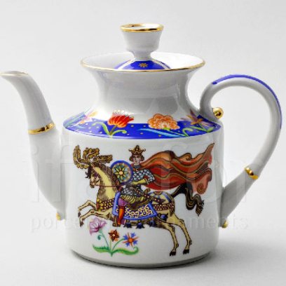 Чайник заварочный «Чудоград» Форма: Банкетная. Твердый фарфор. 850 мл.