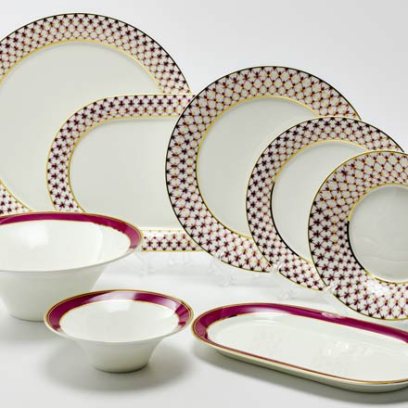 Сервиз столовый Сетка-блюз 2 6/24 Юлиана