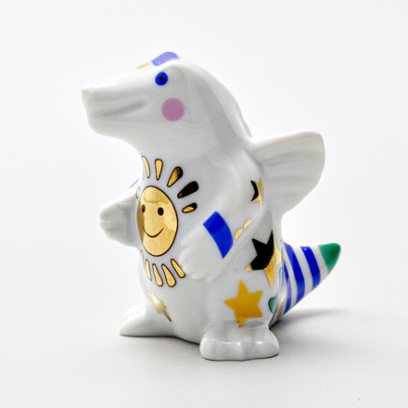 Скульптура «Дракоша» Форма: Дракоша. Мягкий фарфор. 55 x 65 мм.