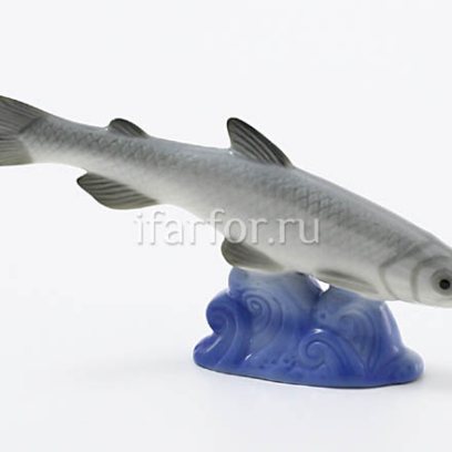 Скульптура Невская корюшка Голубая волна