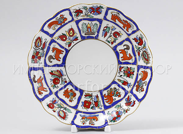 Сухарница Русский лубок Тюльпан