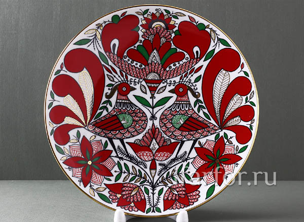 Тарелка декор Сказочная птица
