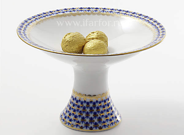 Ваза для фруктов Кобальтовая сетка Молодежная