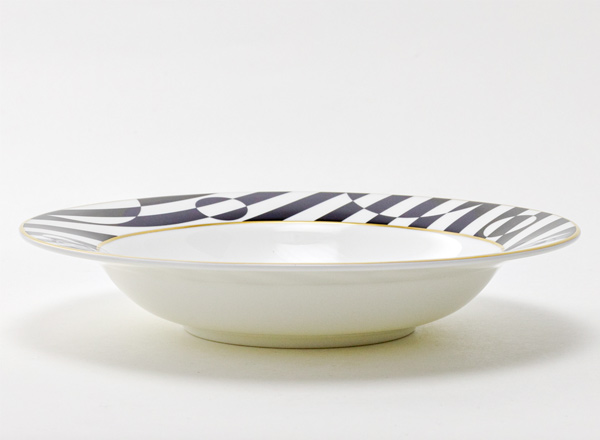 Тарелка глубокая Да и нет (черный)