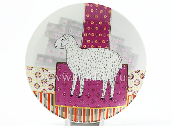 Plate decorative Raspberry day