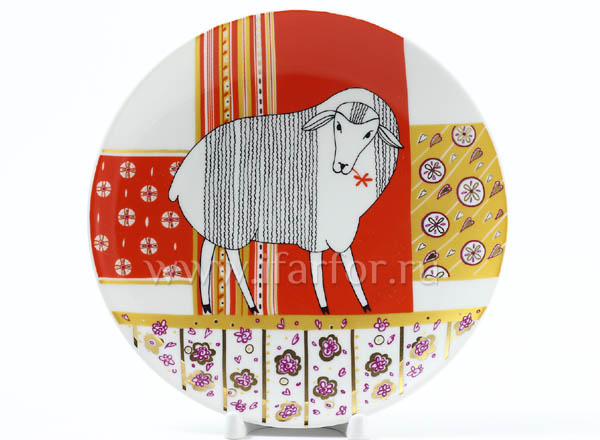 Plate decorative Red Morning