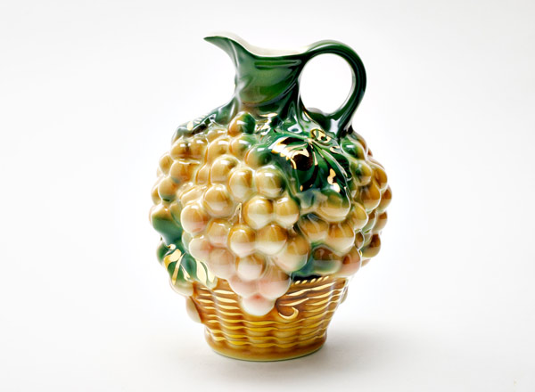 Графин без крышки Виноград в корзине розовый Виноград в корзине