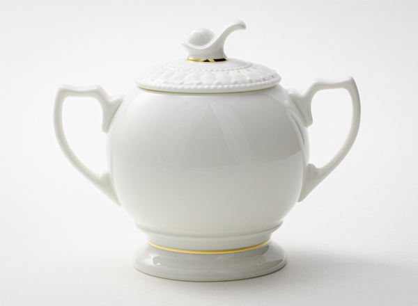 Сахарница Золотая лента Жемчужина