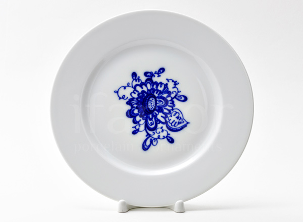 Plate shallow Singing garden