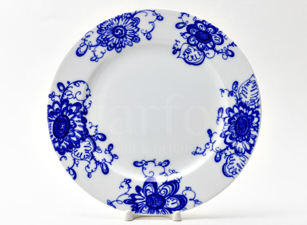 Plate shallow Singing garden