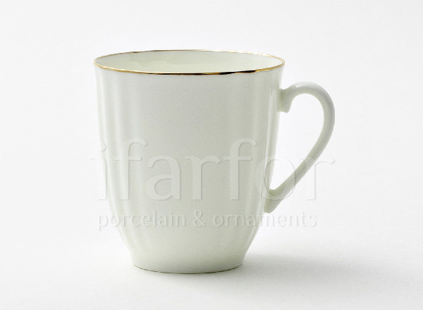 Чашка с блюдцем Золотая лента Ветерок