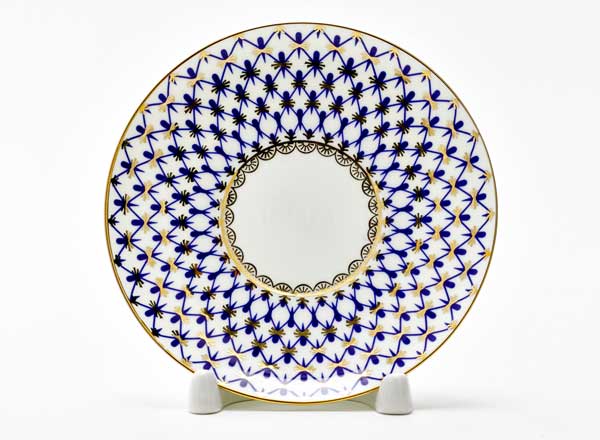 Блюдце чайное Кобальтовая сетка Волна