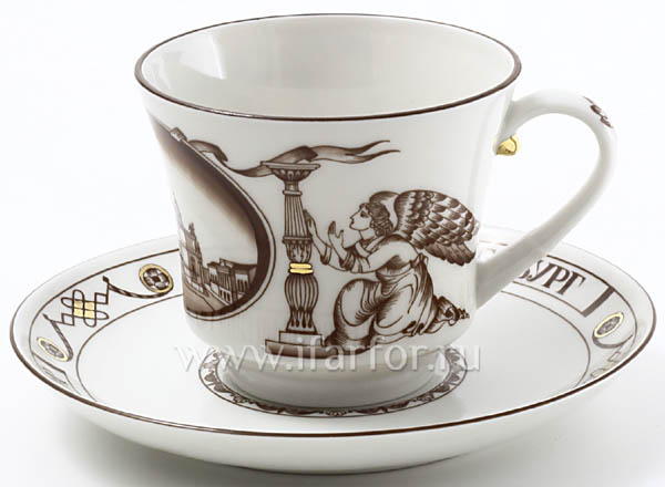 Чашка с блюдцем чайная Исаакиевский собор Банкетная