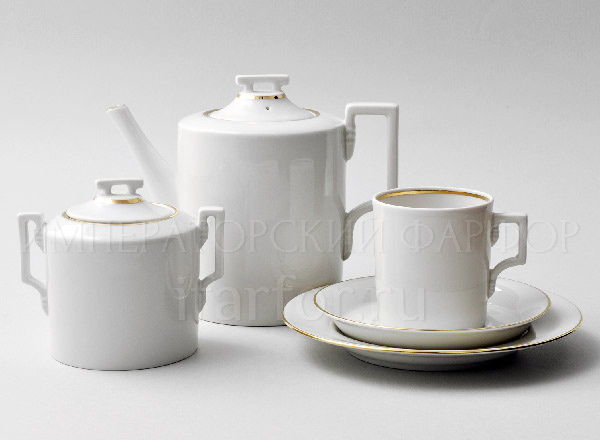Сервиз чайный Золотая лента 6/20 Гербовая