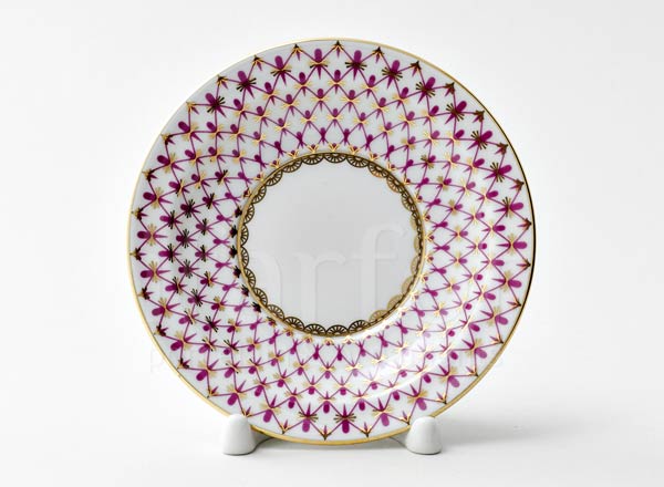 Блюдце чайное Сетка-блюз 2 Молодежная