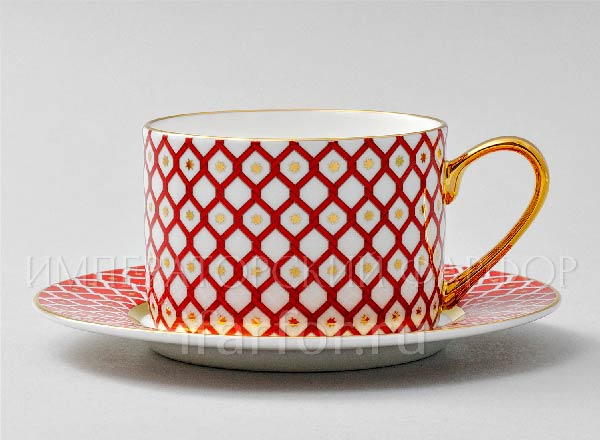 Чашка с блюдцем чайная Скарлетт 1 Идиллия