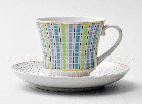 Чашка с блюдцем чайная Дублин Банкетная