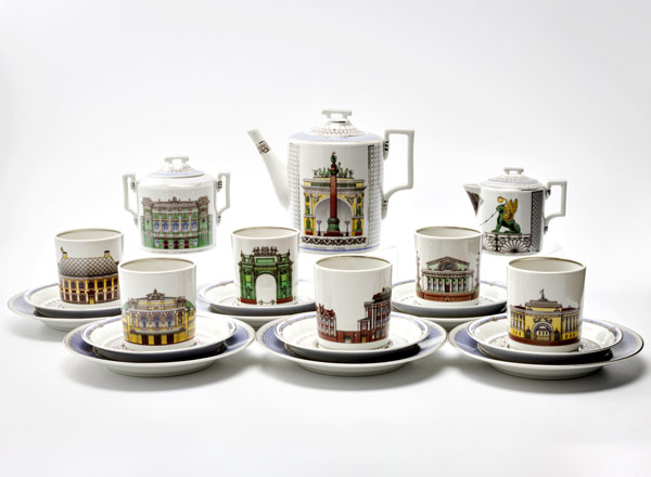 Сервиз чайный Серебряный город 6/21 Гербовая