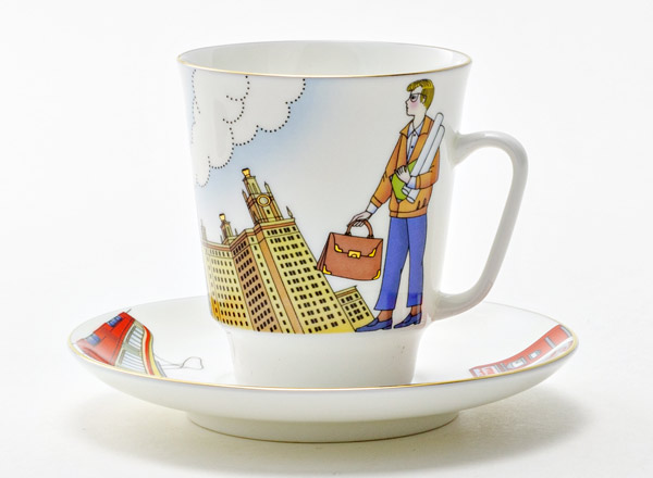 Чашка с блюдцем Университет Майская