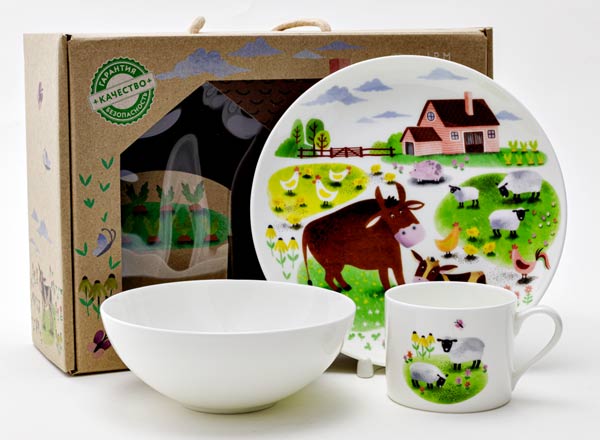 Комплект детский в подарочной коробке На ферме Восточная