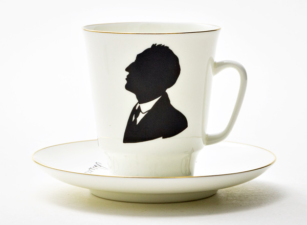 Чашка с блюдцем кофейная Русские писатели. Блок Майская