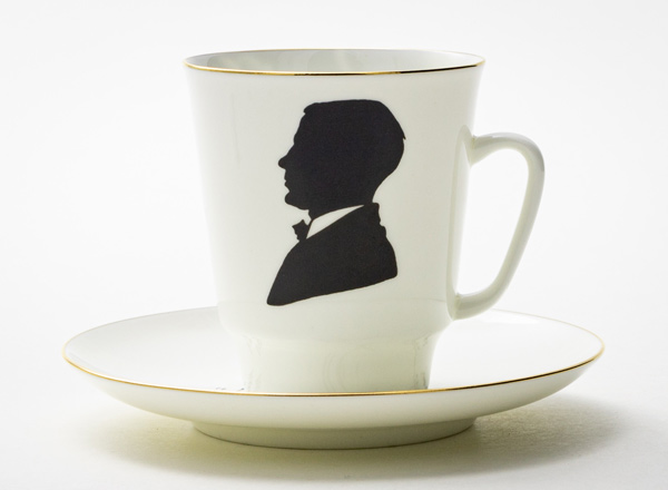 Чашка с блюдцем кофейная Русские писатели. Булгаков Майская