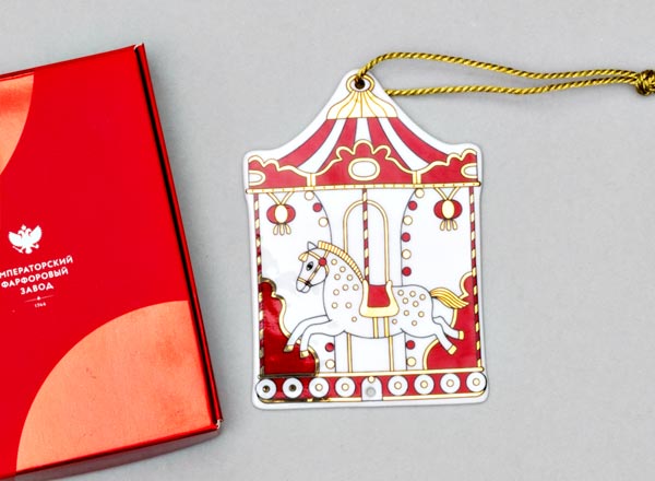 Елочная игрушка Гранд цирк. Карусель