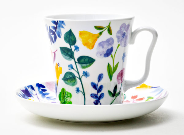 Бокал с блюдцем Primavera Ленинградский 3